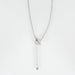 Collier Hermès - Collier Finesse Pendant - or gris et diamants 58 Facettes DV2795-14