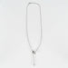 Collier Hermès - Collier Finesse Pendant - or gris et diamants 58 Facettes DV2795-14