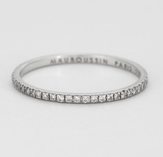 Bague 55.5 Mauboussin Bague MAUBOUSSIN - Alliance "Passion eternity" 58 Facettes DV3015-1