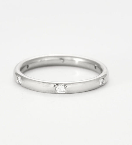 POMELLATO - Bague "Lucciole", or blanc, diamants.