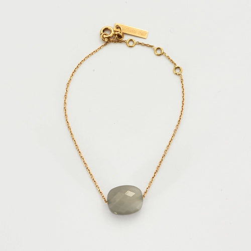 Bracelet MORGANE BELLO - Bracelet or et pierre de lune 58 Facettes DV0624-25