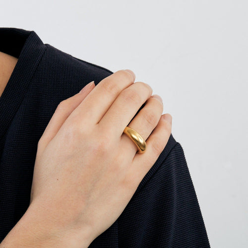 Bague 50.5 CHAUMET - bague jonc or jaune 58 Facettes DV0624-12