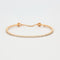 Bracelet Messika - Skinny Bracelet en or rose et serti de diamants 58 Facettes DV0624-1