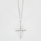 Collier Collier platine et pendentif croix orné diamants 58 Facettes DV0624-16
