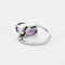 Bague Bague Toi et Moi en or gris et améthystes 58 Facettes DV0624-22