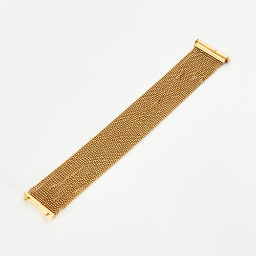 Bracelet Bracelet souple avec nombreuses chainettes en or jaune perlé 58 Facettes DV0624-17