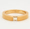 Bague 54 CARTIER - Tank Solitaire or jaune 58 Facettes DV0624-10