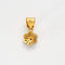 Pendentif Pendentif "Fleur" en or jaune et or blanc et petits diamants 58 Facettes DV0492-4