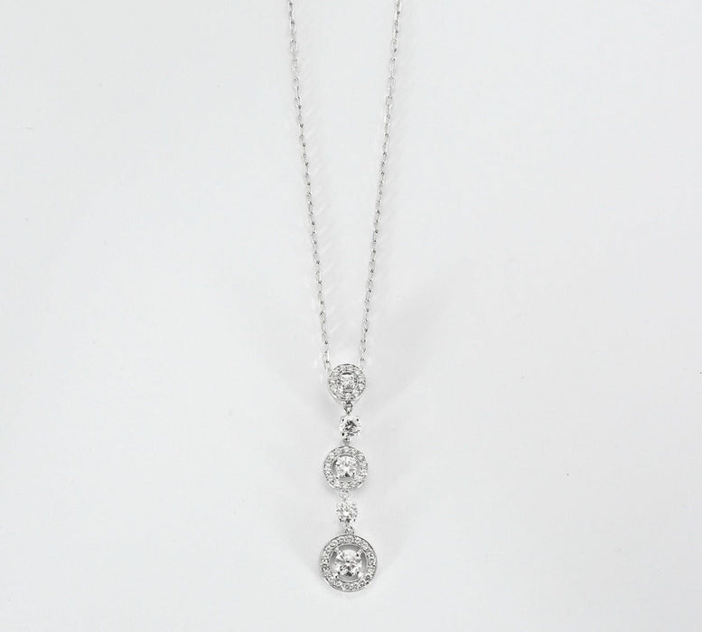 Collier Boucheron - Ava - or blanc et diamants 58 Facettes DV0627-1