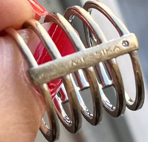 Bague MESSIKA - Bague or blanc et diamants 58 Facettes DV0170-2