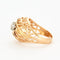 Bague 55 Bague platine, or jaune et diamants. 58 Facettes DV0633-1