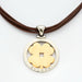 Collier BVLGARI - Collection Tondo - pendentif or et acier 58 Facettes DV3189-1