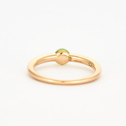 Bague 52 POMELLATO - Mama non mama - Bague jonc en or rose, péridot et diamants 58 Facettes DV0634-1