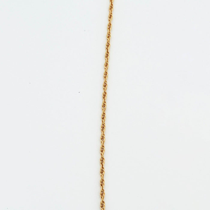 Collier Chaîne et pendentif en or jaune, perle de culture de Tahiti. 58 Facettes DV0635- 1