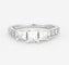 Bague 51.5 Bague or blanc diamants 58 Facettes DV2682-1