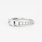 Bague 51.5 Bague or blanc diamants 58 Facettes DV2682-1