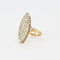 Bague 50 Bague marquise or et diamants 58 Facettes DV0078-5