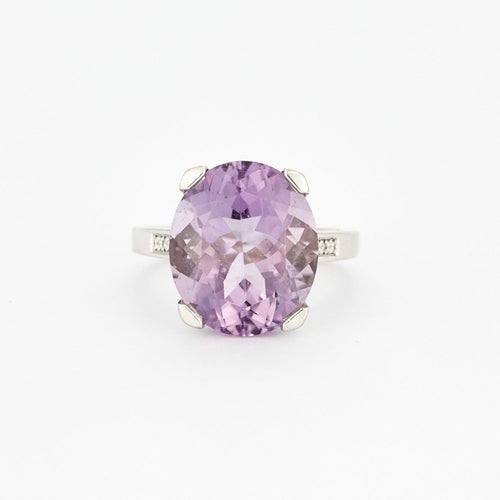 Bague 44 MAUBOUSSIN - Mon bébé d'amour - Bague or gris améthyste et diamants 58 Facettes DV2688-1