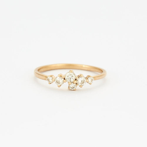 Bague Bague diamants sertis sur or jaune 14 carats 58 Facettes