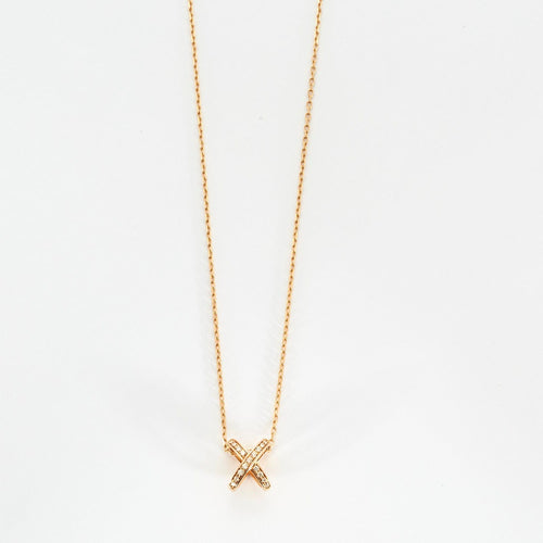 Collier CHAUMET - Jeux de Lien - Collier en or rose et diamants 58 Facettes DV3355-4