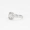 Bague 52 Bague Diamant taille émeraude serti sur or gris 58 Facettes DV0644-1