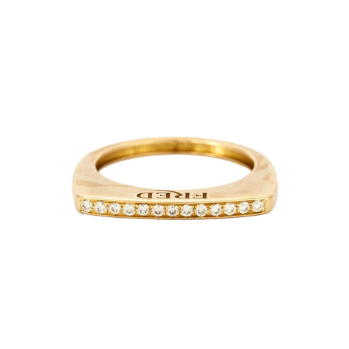 Bague 51 FRED - Success - Bague or jaune serti de diamant 58 Facettes DV3506-1-51-2