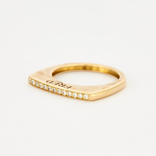 Bague 51 FRED - Success - Bague or jaune serti de diamant 58 Facettes DV3506-1-51-2