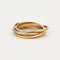 Bague 51 CARTIER Bague Trinity cinq anneaux en or de trois couleurs 58 Facettes DV0637-1-51-2