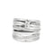 Bague 52 MAUBOUSSIN - Kiff & Kiss - Bague or blanc, diamants 58 Facettes DV3538-5