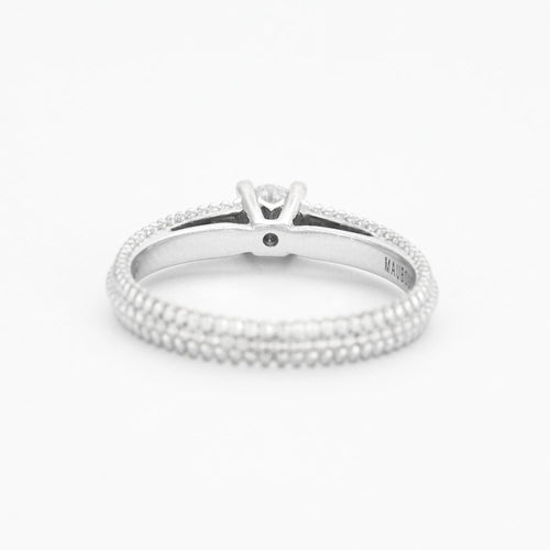 Bague 50 MAUBOUSSIN -Bague solitaire Fan du premier jour 58 Facettes DV3538-2