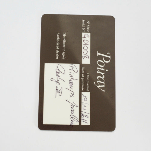 Montre POIRAY - Montre Ma Première acier et diamants 58 Facettes DV0398-3