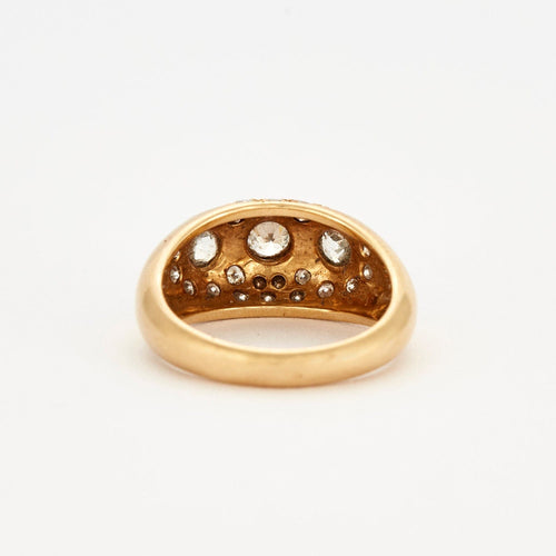 Bague Bague platine, or et diamants 58 Facettes DV0647-2