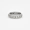 Bague 50 Alliance en or gris et diamants 58 Facettes DV0647-1
