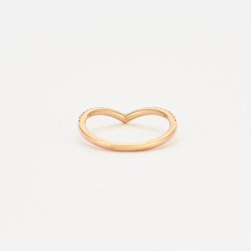 Bague 50 Alliance or rose et diamants 58 Facettes DV3364-2