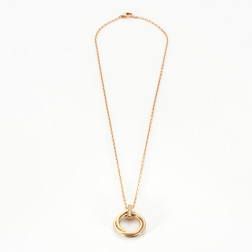 Collier CARTIER - Collier Trinity trois ors et diamants 58 Facettes DV3615-1