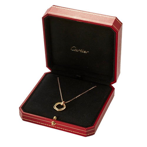 Collier CARTIER - Collier Trinity trois ors et diamants 58 Facettes DV3615-1