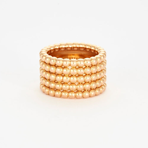 Bague VAN CLEEF & ARPELS - Bague Perlée or rose 58 Facettes DV3419-6