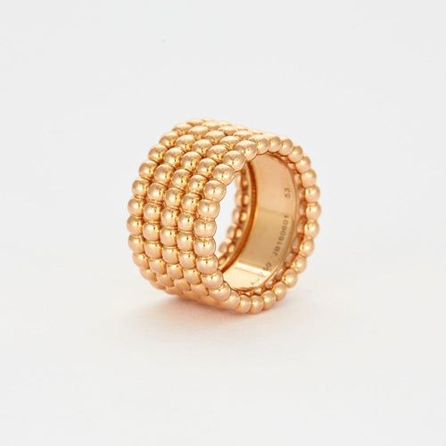 Bague VAN CLEEF & ARPELS - Bague Perlée or rose 58 Facettes DV3419-6