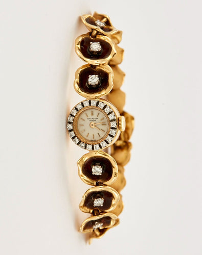 Montre PATEK PHILIPPE - Montre bracelet or jaune, émaux et diamants 58 Facettes DV0590-2