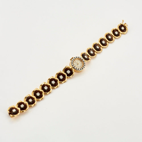 Montre PATEK PHILIPPE - Montre bracelet or jaune, émaux et diamants 58 Facettes DV0590-2