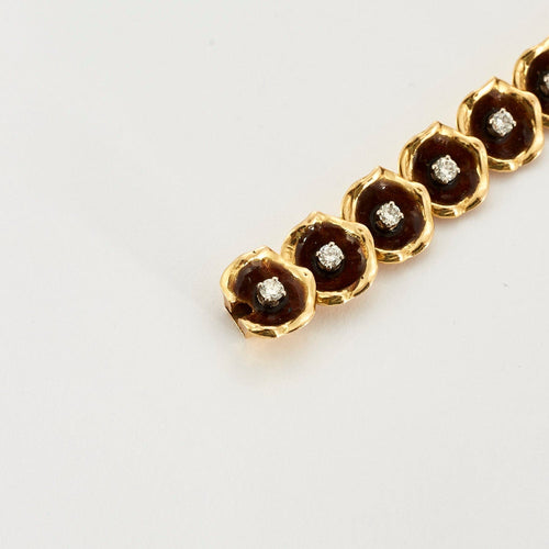 Montre PATEK PHILIPPE - Montre bracelet or jaune, émaux et diamants 58 Facettes DV0590-2