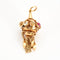 Pendentif Pendentif breloque or jaune et pierres fantaisies 58 Facettes DV0658-7