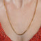 Collier 58cm Longue chaine en or jaune 58 Facettes DV0658-5-58cm