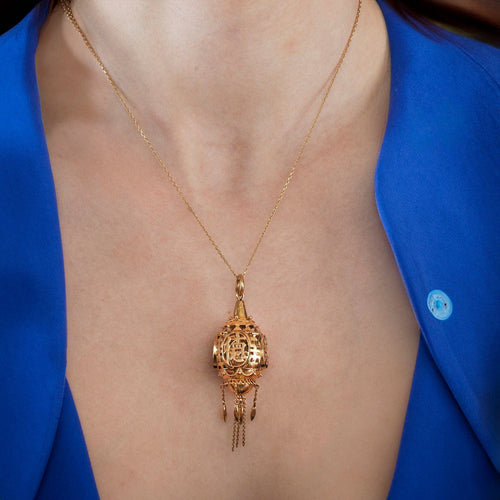 Pendentif Pendentif Lanterne chinoise en or jaune 58 Facettes DV0658-6