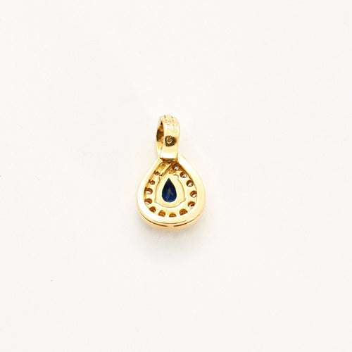 Pendentif Pendentif or jaune saphir et diamants 58 Facettes DV2004-6