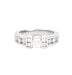 Bague 53 Bague en or gris et diamants 58 Facettes DV2004-1