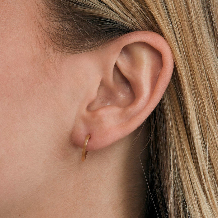 Boucles d'oreilles REPOSSI-  Mono boucle d'oreille Antifer Heart or rose 58 Facettes DV0659-1