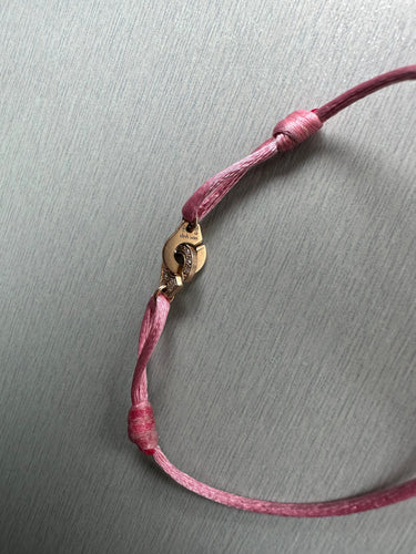 Bracelet DINH VAN - Bracelet Menottes or rose et diamants 58 Facettes DV3894-1