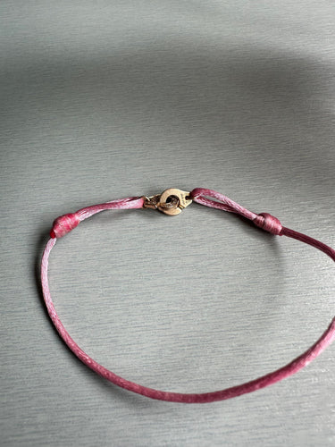 Bracelet DINH VAN - Bracelet Menottes or rose et diamants 58 Facettes DV3894-1