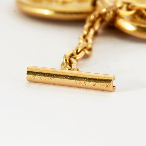 Pendentif VAN CLEEF & ARPELS - GEORGE L'ENFANT -  Médaille Zodiaque Capricorne or jaune 58 Facettes DV0662-1